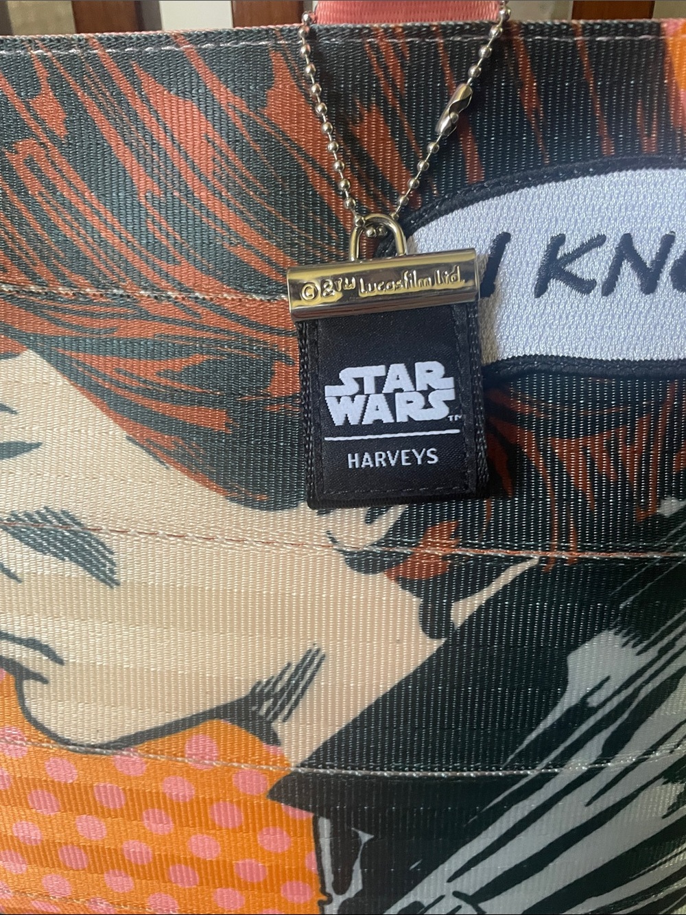 Star Wars Harveys 'I Love You / I Know' Pop Art Tote - Picture 2 of 7